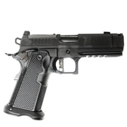Alpha Foxtrot AF1911-Romulus MOS Adapter Handgun 9mm Luger 17(1) & 20rd(1) Magazines 3.5" Comp Threaded Barrel DLC Black