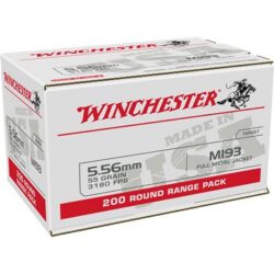USA WHITE BOX 5.56MM NATO 55GR FULL METAL JACKET 200/BOX