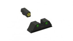 Meprolight ML41231 Hyper-Bright Yellow Ring Front/Green Rear Sights for Kimber DASA Revolvers