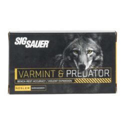 Sig Sauer Varmint & Predator Rifle Ammunition 223 Rem 55gr PT 20/ct